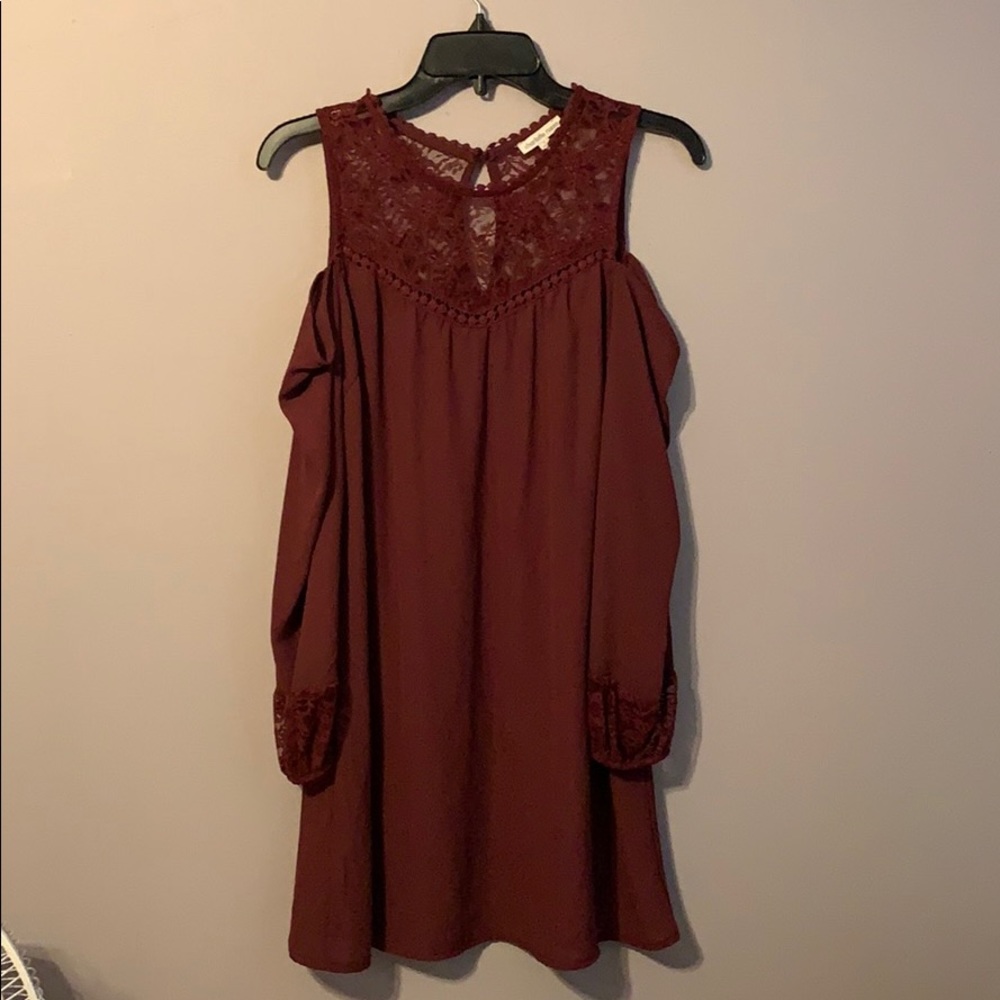 Maroon Dress